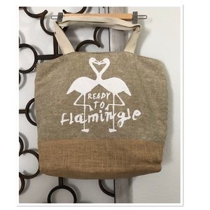 Ready to Flamingle tote